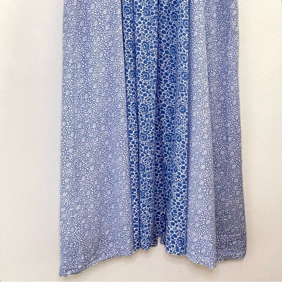 Hatch The Nessa Maternity Dress Sky Wildflower Cotton Maxi Blue 0 XS Cottagecore - Picture 10 of 16
